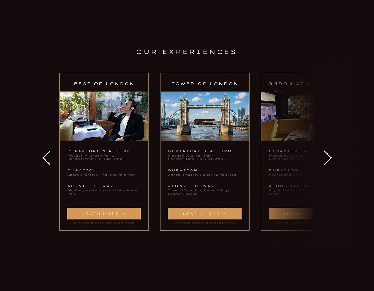 Image of custom tour slider built for Le Grand website