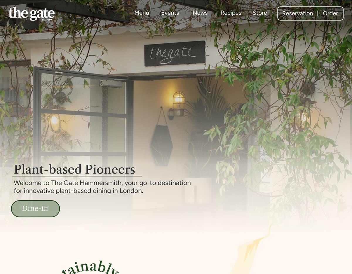 Image of The Gate's new Webflow build