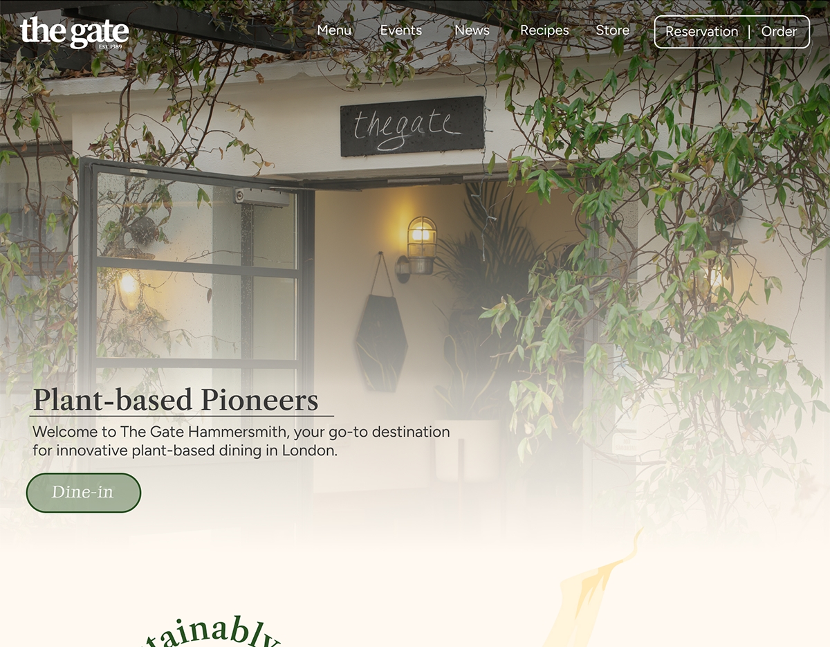 Image of The Gate's new Webflow build